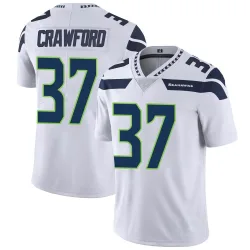 Xavier Crawford Seattle Seahawks Limited Men's Vapor Untouchable Jersey (White)