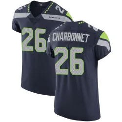 Zach Charbonnet Seattle Seahawks Elite Men's Team Color Vapor Untouchable Jersey (Navy)