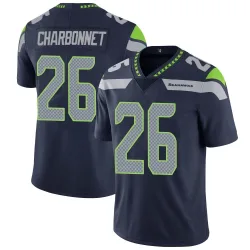 Zach Charbonnet Seattle Seahawks Limited Men's Team Color Vapor Untouchable Jersey (Navy)