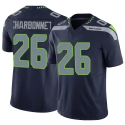 Zach Charbonnet Seattle Seahawks Limited Men's Vapor F.U.S.E. Jersey (Navy)