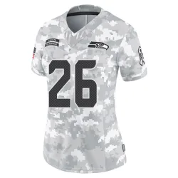 Zach Charbonnet Seattle Seahawks Limited Women's 2024 Salute to Service Jersey (Arctic Camo)