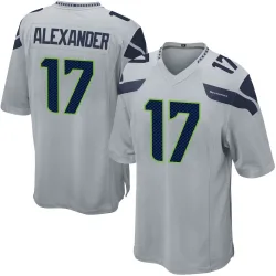 Zy Alexander Seattle Seahawks Game Men's Alternate Jersey (Gray)