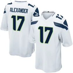Zy Alexander Seattle Seahawks Game Men's Jersey (White)