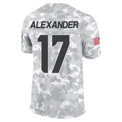 Zy Alexander Seattle Seahawks Limited Men's 2024 Salute to Service Jersey (Arctic Camo)