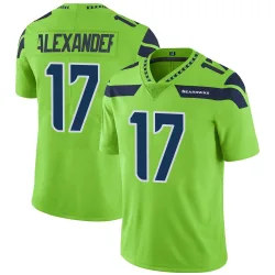 Zy Alexander Seattle Seahawks Limited Men's Color Rush Neon Jersey (Green)